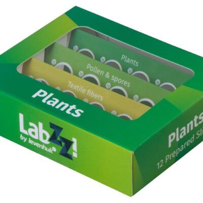 Комплект подготвени проби от растения levenhuk labzz p12