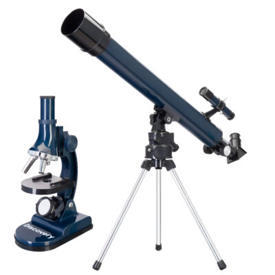 Комплект levenhuk discovery scope 2 с книга