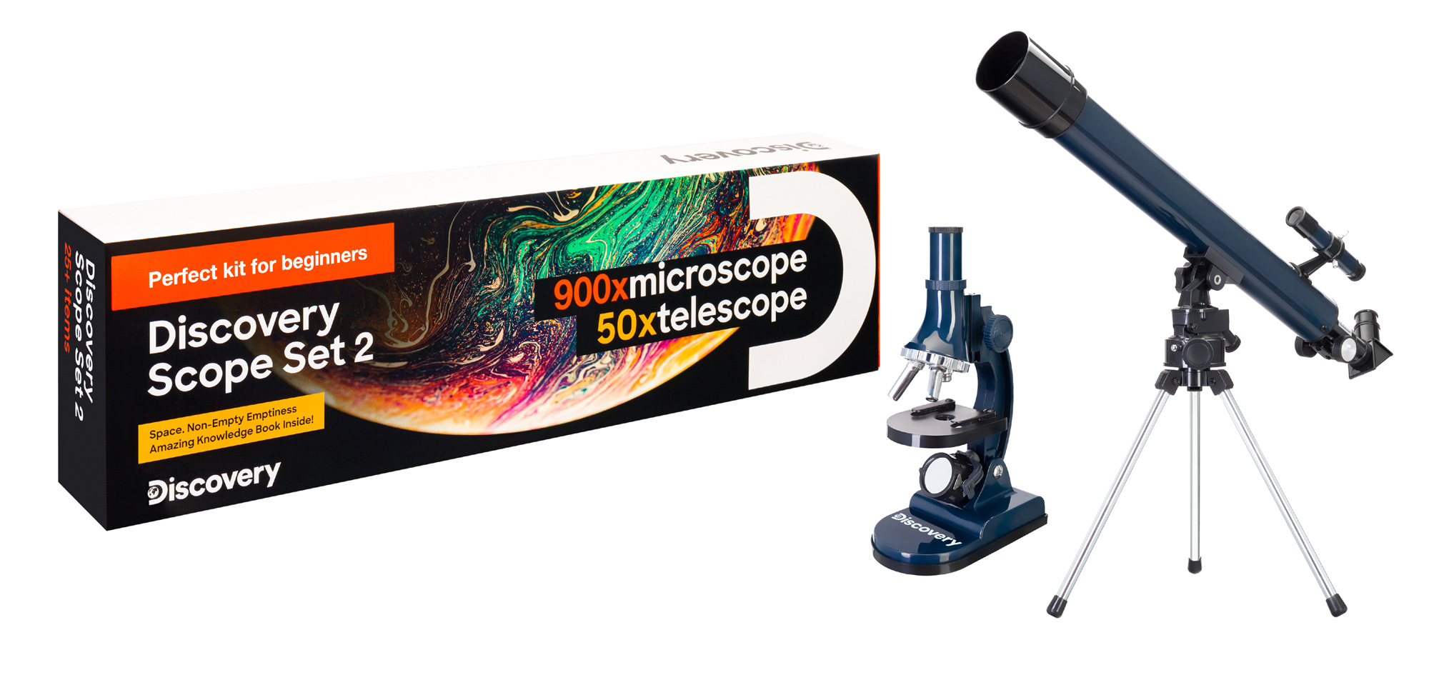 Комплект levenhuk discovery scope 2 с книга Комплект levenhuk discovery scope 2 с книга