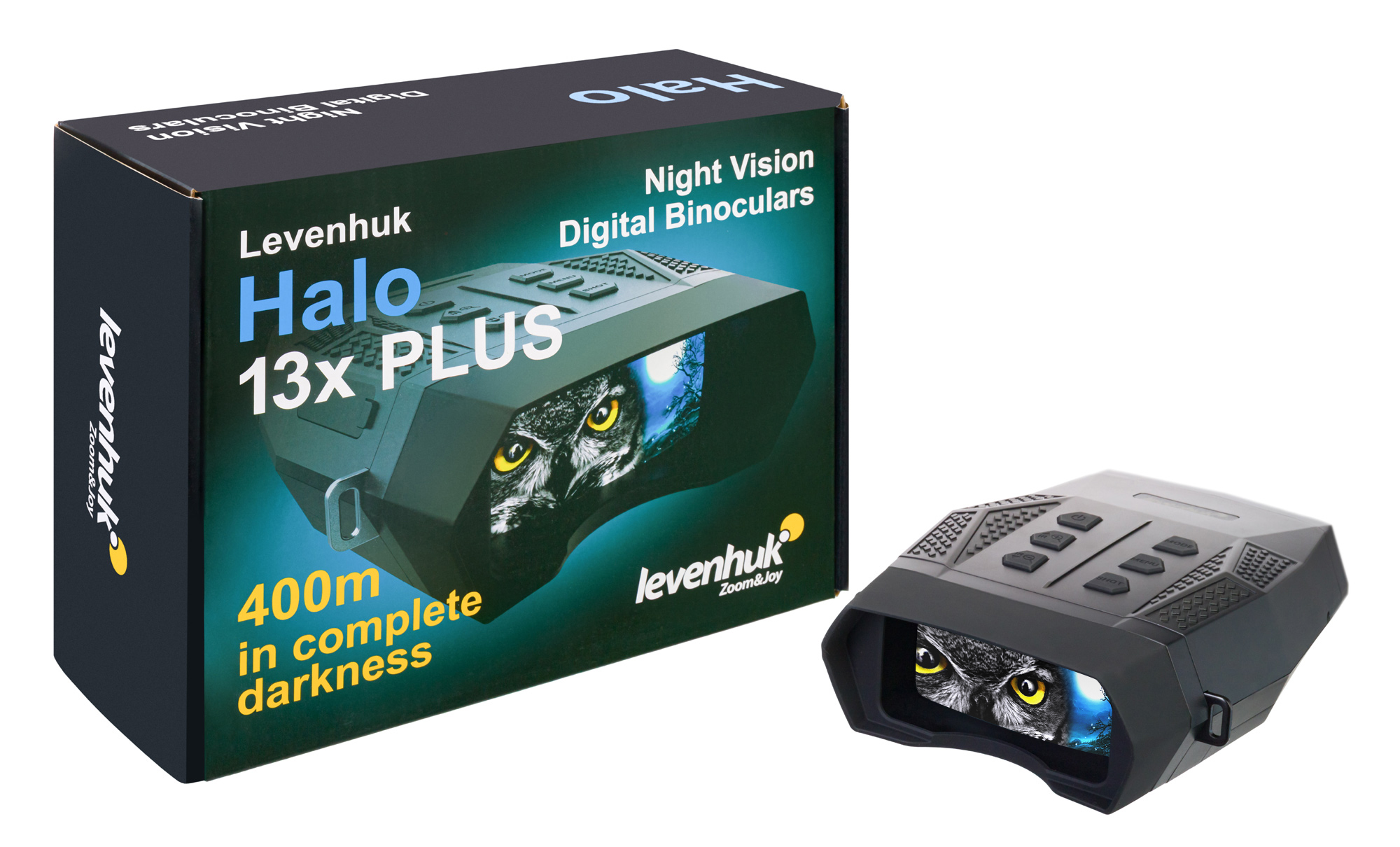 Цифров бинокъл за нощно виждане levenhuk halo 13x plus Цифров бинокъл за нощно виждане levenhuk halo 13x plus