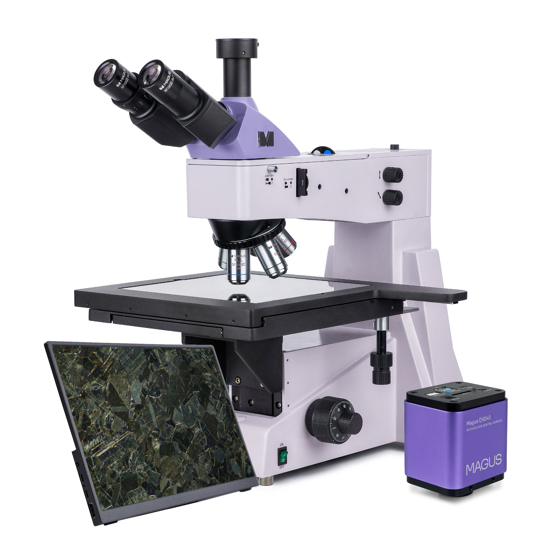 Металургичен цифров микроскоп magus metal d650 bd lcd Металургичен цифров микроскоп magus metal d650 bd lcd
