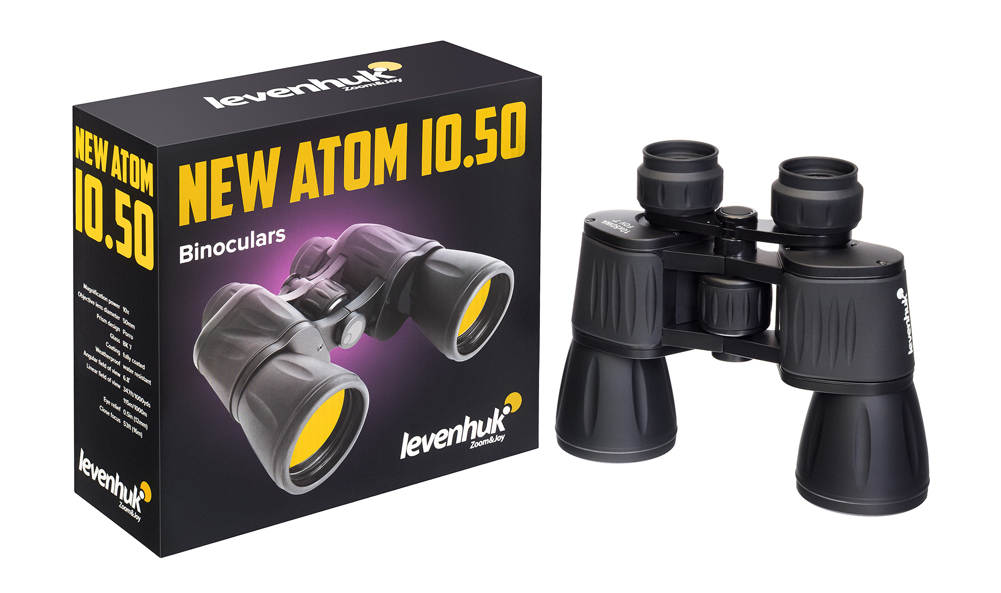 Бинокъл levenhuk new atom 10x50 Бинокъл levenhuk new atom 10x50