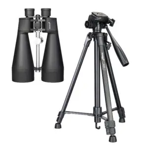 Комплект бинокъл levenhuk bruno base 20x80 и триножник